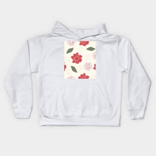 Floral Pattern Kids Hoodie